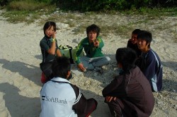 沖縄ダイビング　PADIオープンウォーターダイバー講習　柏市立柏高校