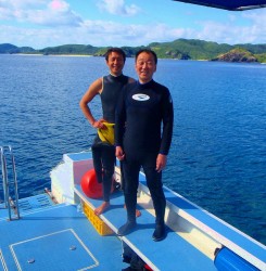 快晴の慶良間にて