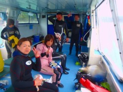 午後は合流♪賑やかダイビングとなりました！！