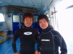 一年ぶり慶良間に少し興奮気味♪