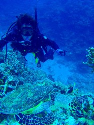 『こんなに近寄れるんですね～！！』と感動してくれました♪でも、刺激ししないで観察することが大切です。