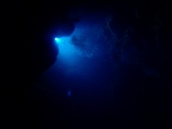 下から入口を見上げたら・・・