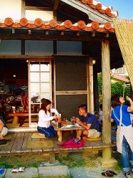 縁側にて・・・ロケーション抜群♪