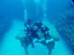 海中宮殿記念撮影