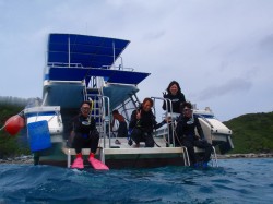 体験ダイビング、エントリー! 体験ダイビング、エントリー!