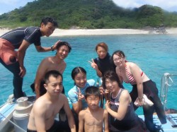 座間味島にて! 座間味島にて!