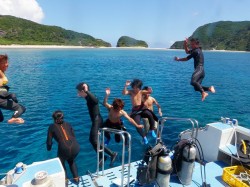 体験ダイビング　チーム