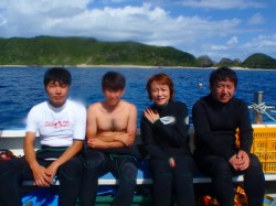 青い空！青い海！気持ちいいですねー