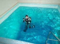 レスキューコース　プール実習