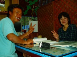 到着してからの学科