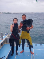 ボート体験ダイビング