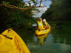 天気もおだやか！（比謝川カヤック）