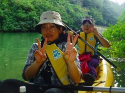 木陰で一休憩（マングローブ　カヤック）