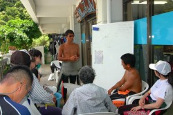 フォトセミナー 休憩中にもしっかりアドバイス&ポイントのブリーフィング フォトセミナー 休憩中にもしっかりアドバイス&ポイントのブリーフィング