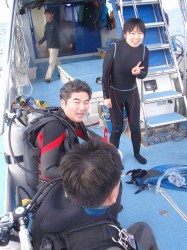 船　貸切状態です！