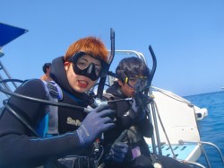 人生初めてのダイビング！