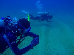コンパスナビゲーション中! (沖縄本島 赤立標) コンパスナビゲーション中! (沖縄本島 赤立標)