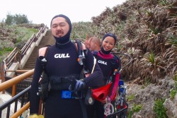 真栄田岬　体験ダイビング