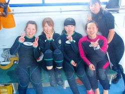 体験ダイビングチーム！