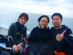 ベテランダイバーと、今日生まれたばかりのダイバー！