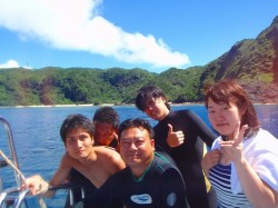 慶良間ダイビング～集合写真～