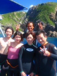 ダイビングでもカメ見られましたよー♪