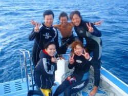 近海ダイビング　少人数リクエストベースの2チーム編成です！！