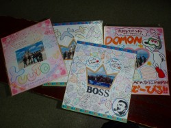 僕の分もありました♪ちなみに生徒には“ボス”と呼んでもらっていました♪