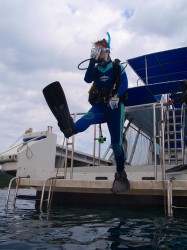 さぁ　海洋実習1本目にエントリーです！