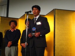 PADIビジネスシンポジウム　表彰式にて