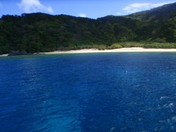 慶良間諸島。晴天でとってもキレイ！