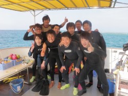 スノーケルを楽しんだチーム☆