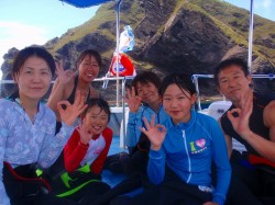 家族で体験ダイビング＆スノーケル